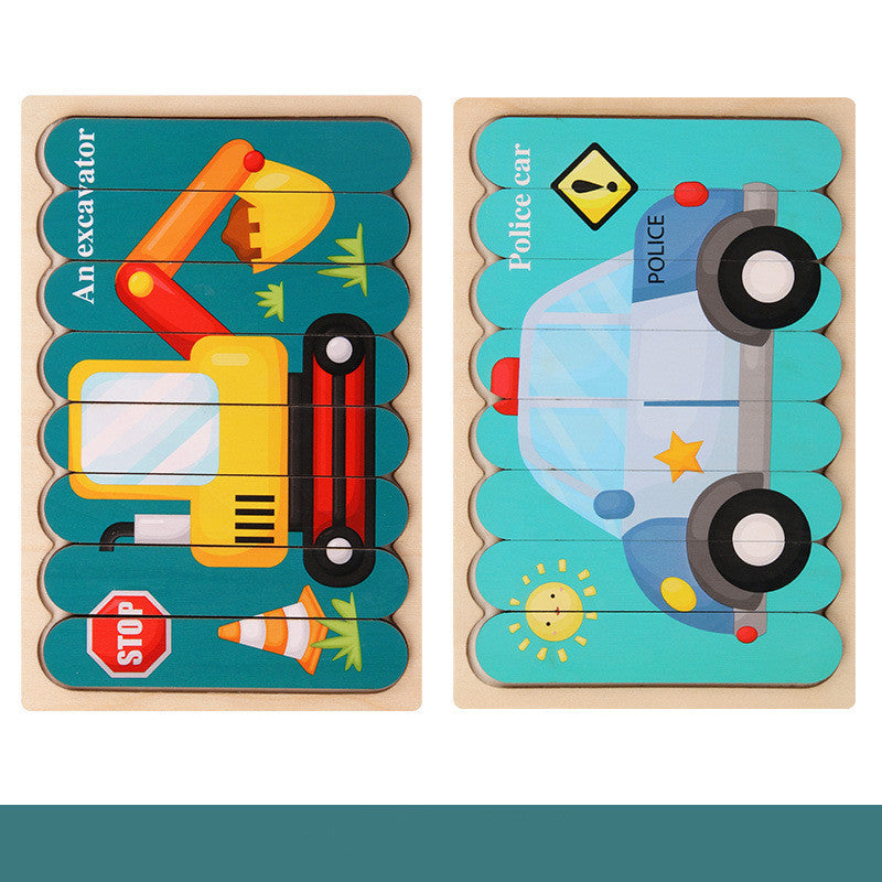 Wooden Picture Puzzles – Explore with Planes, Dinosaurs, and More!