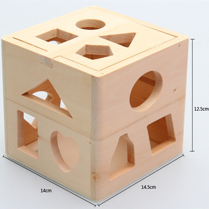 Wooden Wonder Shape Cube – Early Learning for Little Ones