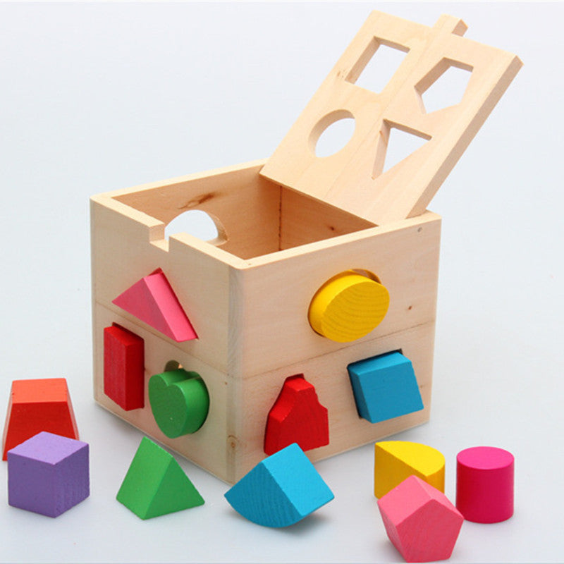 Wooden Wonder Shape Cube – Early Learning for Little Ones