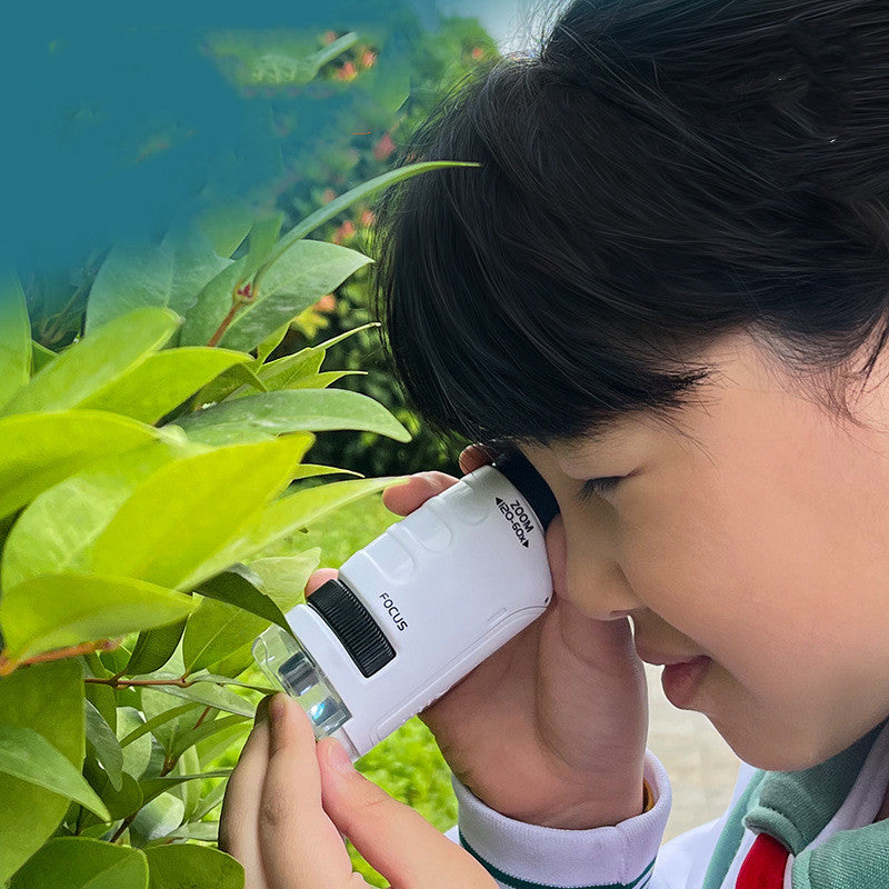 Outdoor Discovery Microscope with Slides – Zoom Into Fun!